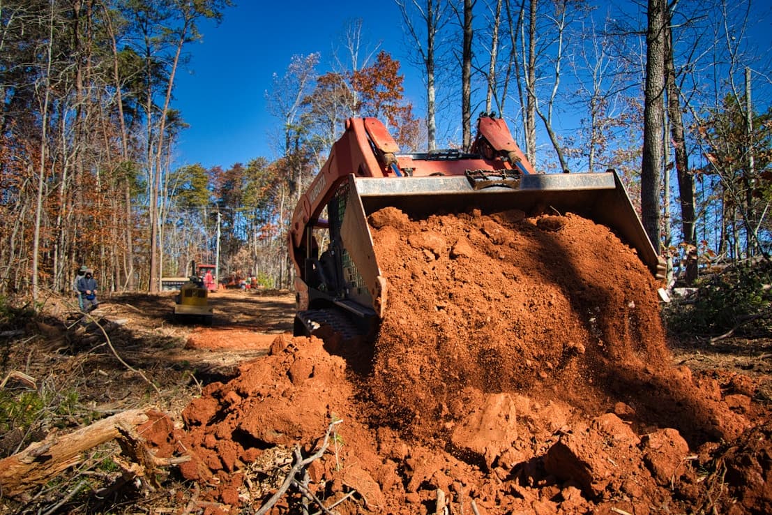 Excavation and foundation work